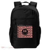 Little Miss Threenager 3rd birthday Boho Cute Backpack thumb 0