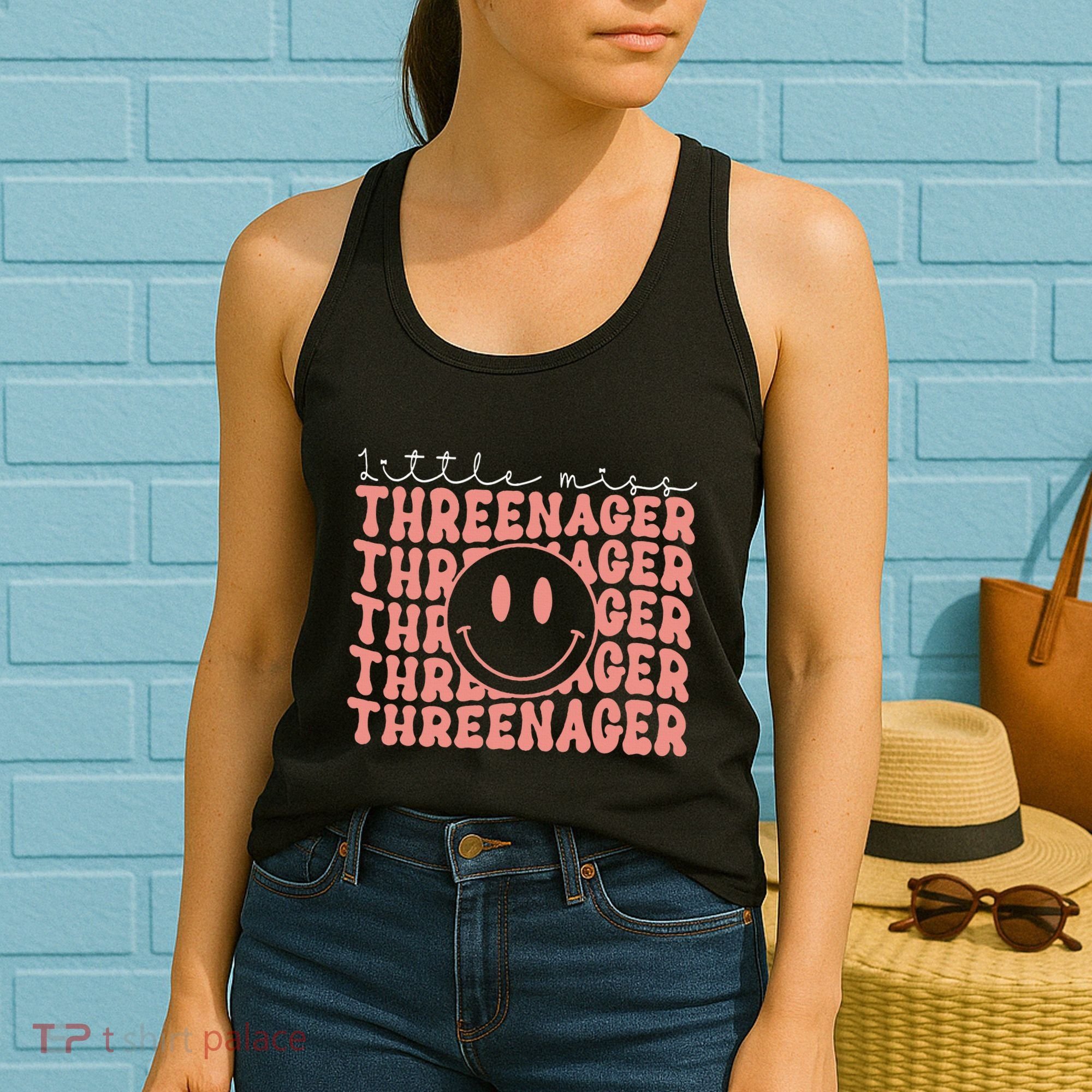 Little Miss Threenager 3rd birthday Boho Cute Women's Tank Top