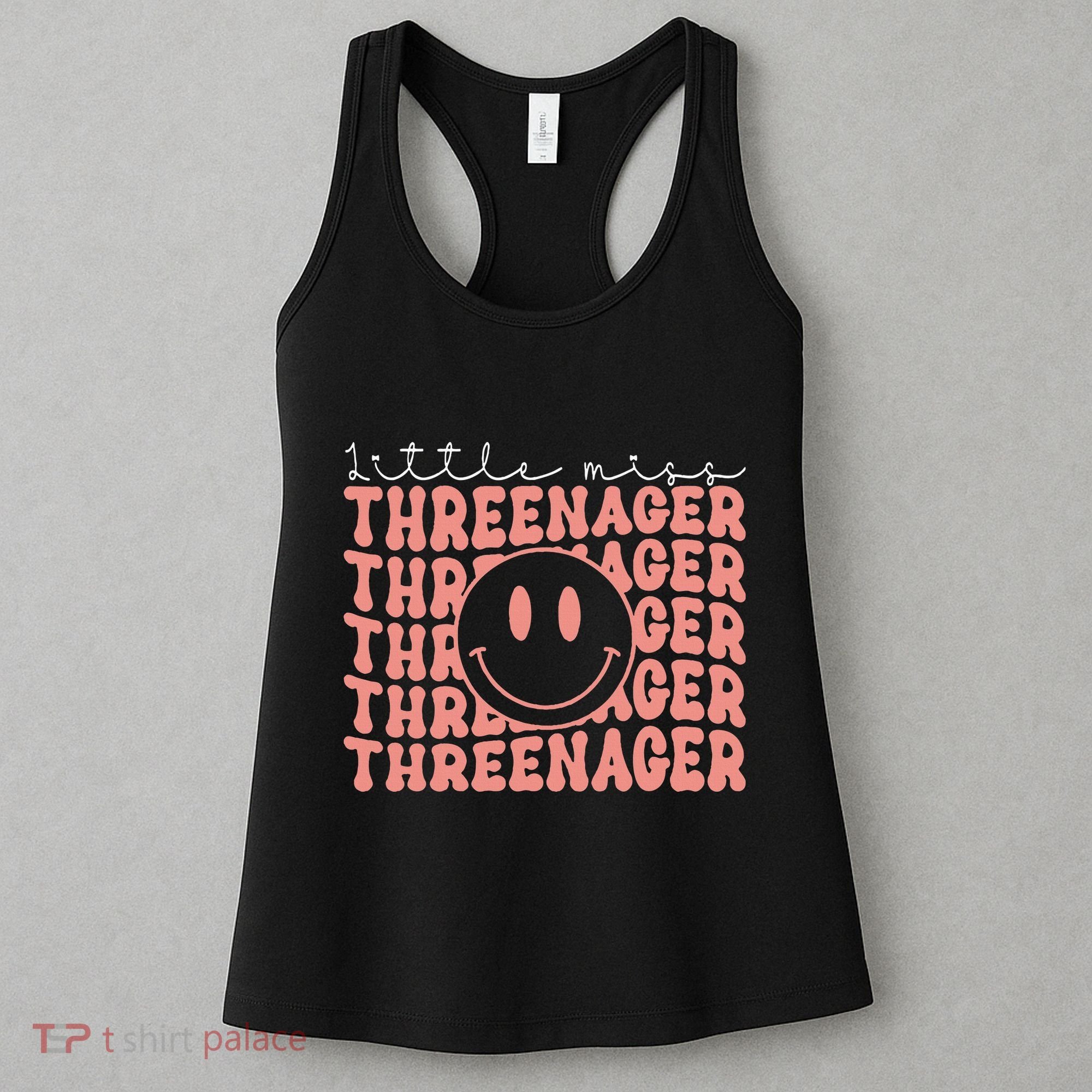 Little Miss Threenager 3rd birthday Boho Cute Women's Tank Top