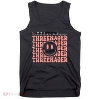 Little Miss Threenager 3rd birthday Boho Cute Tank Top thumb 0
