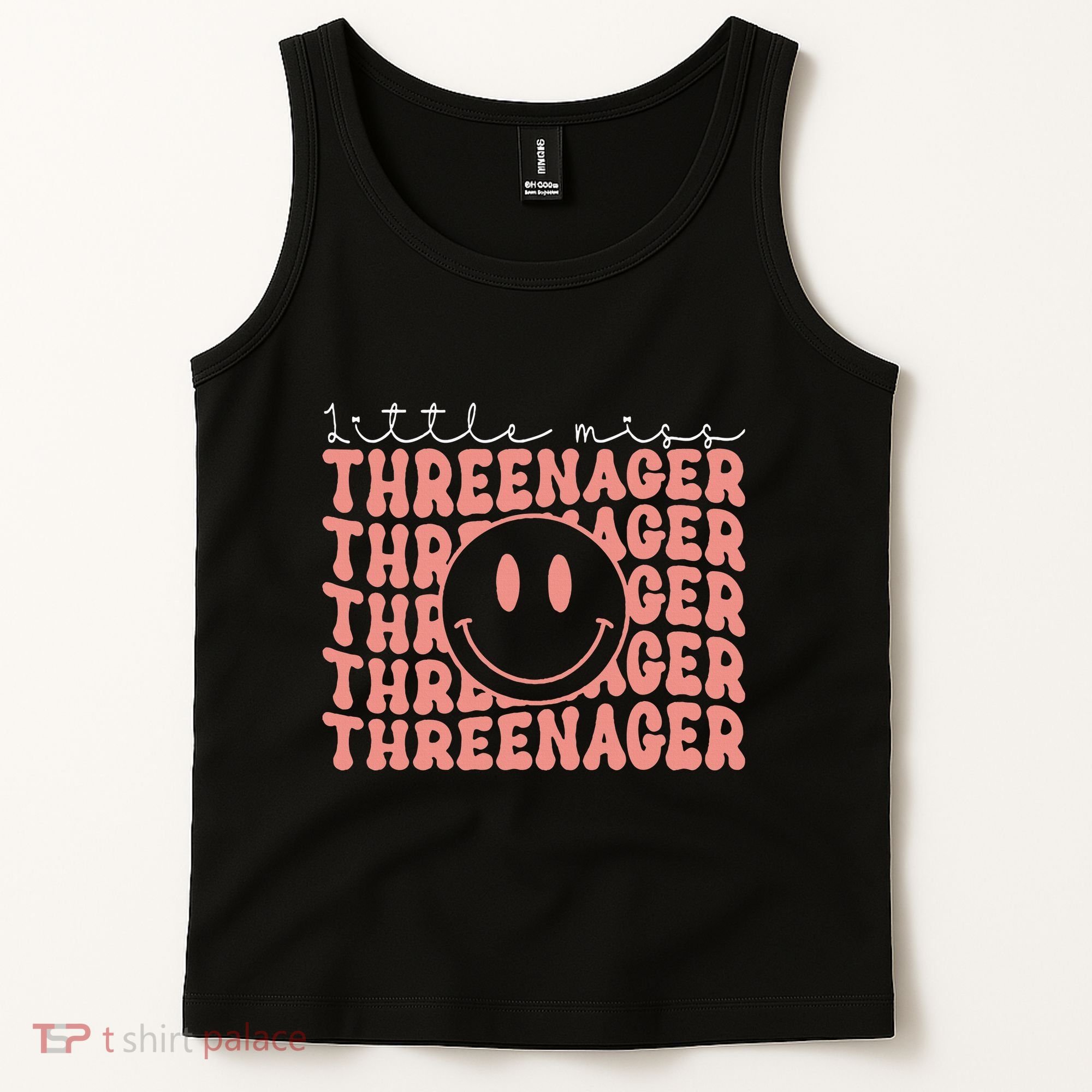 Little Miss Threenager 3rd birthday Boho Cute Tank Top