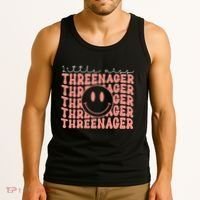 Little Miss Threenager 3rd birthday Boho Cute Tank Top thumb 3