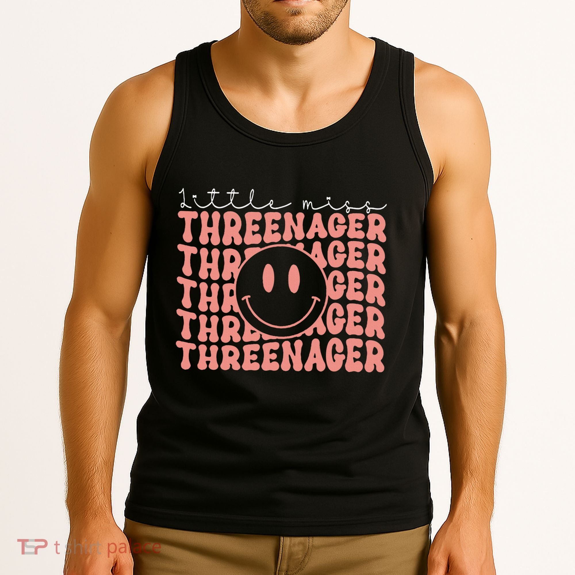 Little Miss Threenager 3rd birthday Boho Cute Tank Top