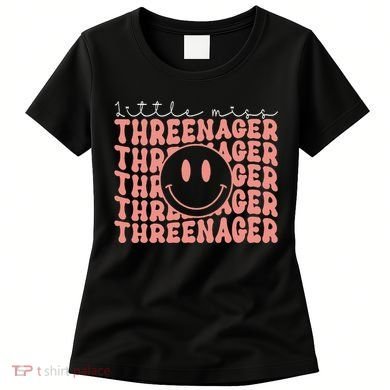 Little Miss Threenager 3rd birthday Boho Cute Women's T-Shirt