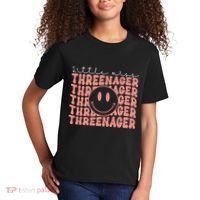 Little Miss Threenager 3rd birthday Boho Cute Kids T-Shirt thumb 2