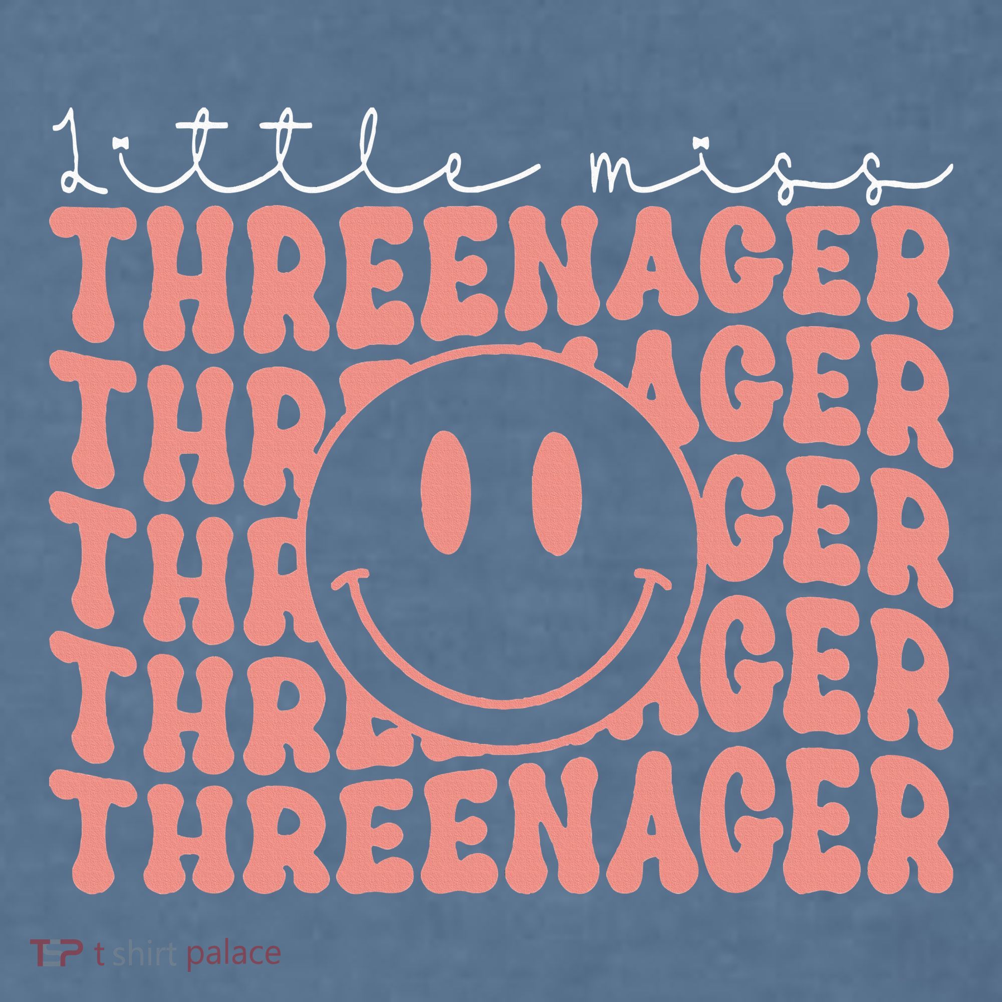 Little Miss Threenager 3rd birthday Boho Cute Comfort Colors Garment-Dyed Hooded Sweatshirt
