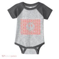 Little Miss Threenager 3rd birthday Boho Cute Infant Baby Jersey Bodysuit thumb 0