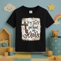 Let Me Tell You About My Jesus Leopard Bleached Bible Toddler T-Shirt thumb 3