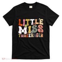 Little Miss Threenager 3rd Birthday Girl Boho T-Shirt thumb 0
