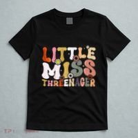 Little Miss Threenager 3rd Birthday Girl Boho T-Shirt thumb 5