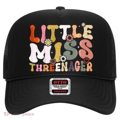 Little Miss Threenager 3rd Birthday Girl Boho Hat