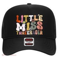Little Miss Threenager 3rd Birthday Girl Boho Hat thumb 0