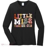 Little Miss Threenager 3rd Birthday Girl Boho Women's Long Sleeve Shirt thumb 0