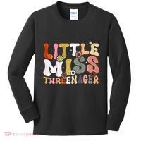 Little Miss Threenager 3rd Birthday Girl Boho Kids Long Sleeve Shirt thumb 0