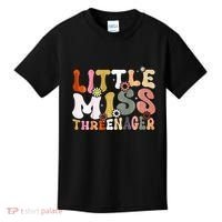 Little Miss Threenager 3rd Birthday Girl Boho Kids T-Shirt thumb 0