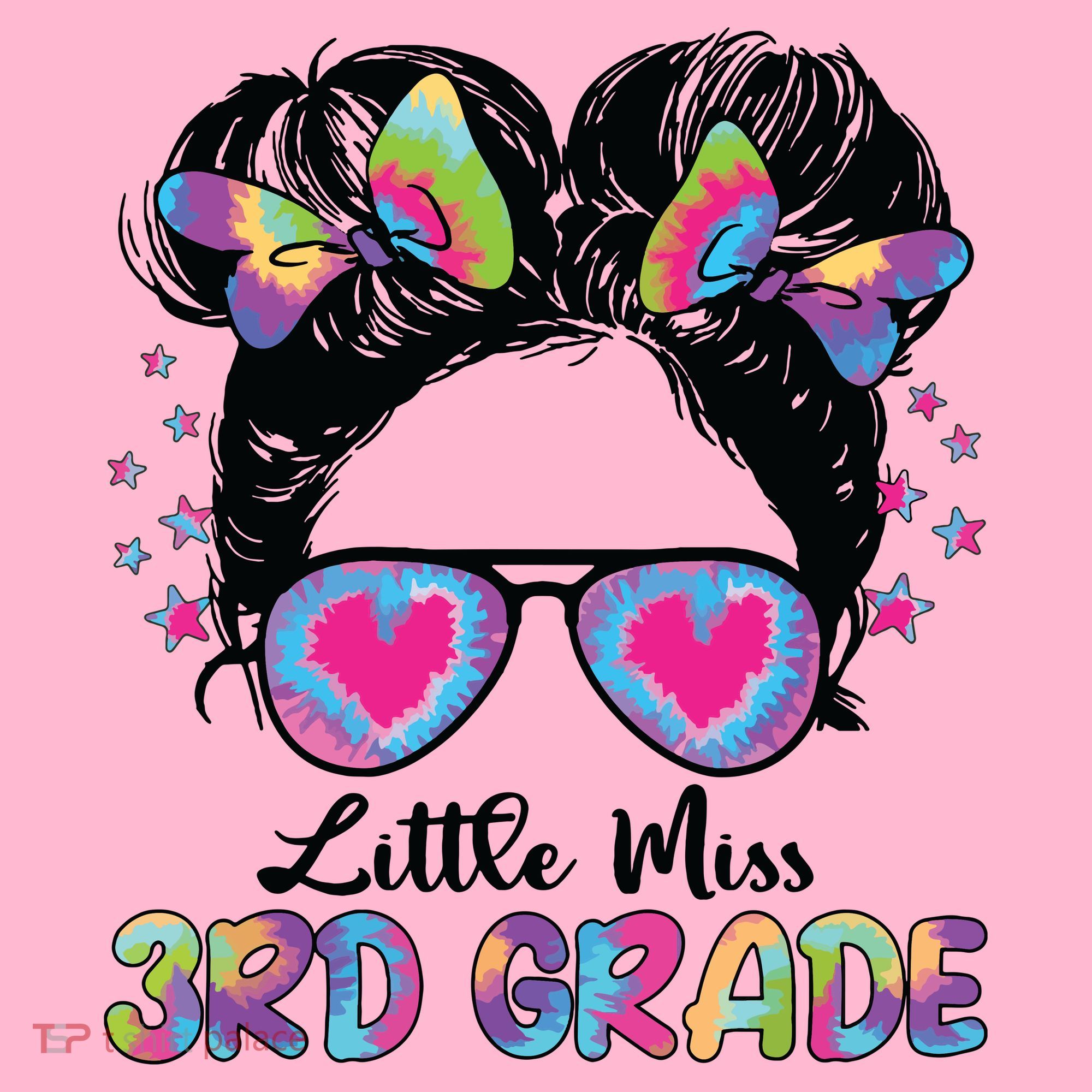 Little Miss Third Grade Girl Back To School 3rd Grade Coaster