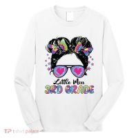 Little Miss Third Grade Girl Back To School 3rd Grade Long Sleeve Shirt thumb 0