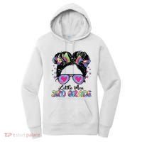 Little Miss Third Grade Girl Back To School 3rd Grade Women's Hoodie thumb 0