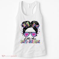 Little Miss Third Grade Girl Back To School 3rd Grade Women's Tank Top thumb 0