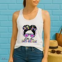 Little Miss Third Grade Girl Back To School 3rd Grade Women's Tank Top thumb 2