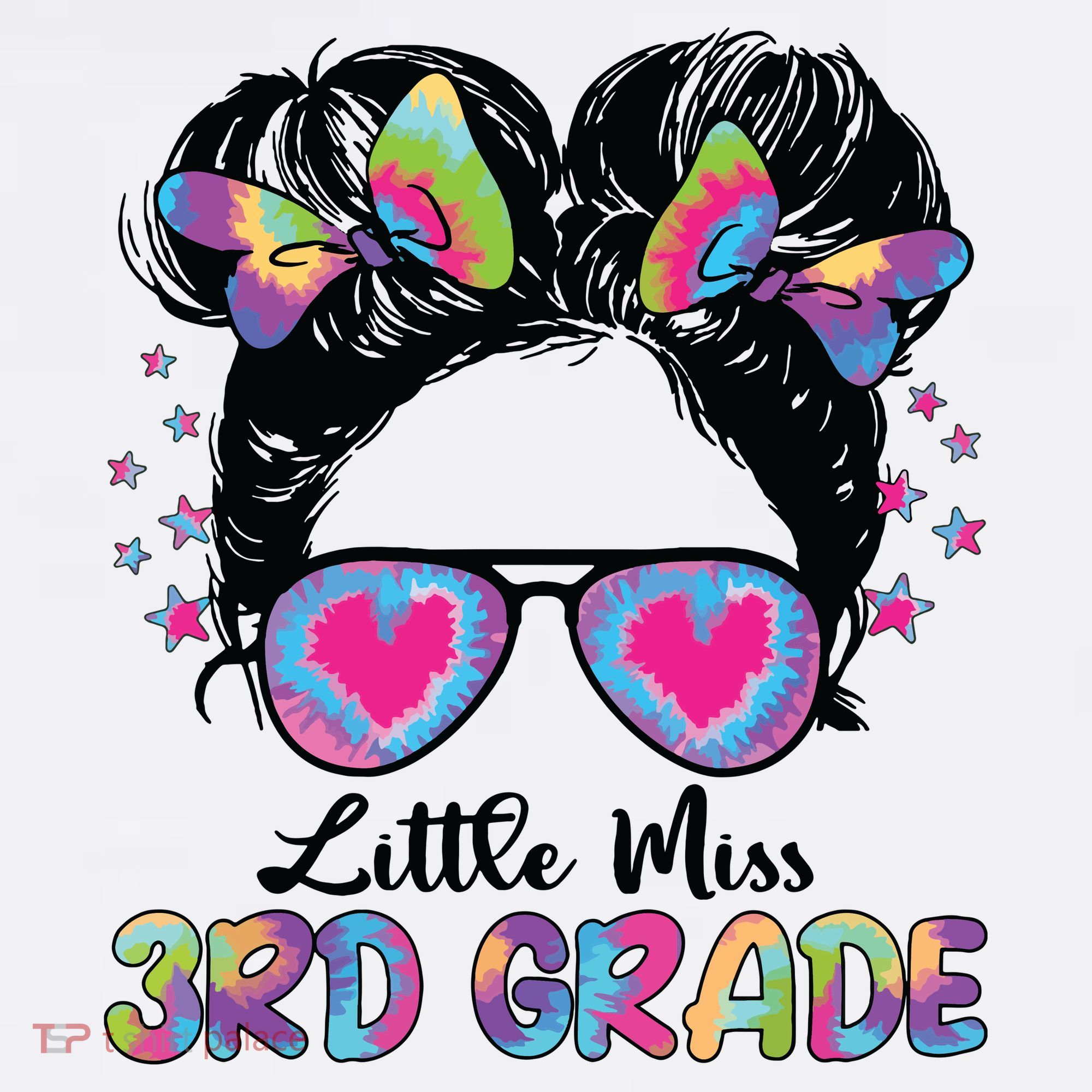 Little Miss Third Grade Girl Back To School 3rd Grade Baby Bodysuit