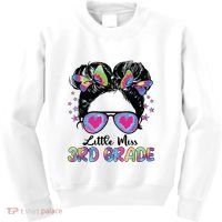 Little Miss Third Grade Girl Back To School 3rd Grade Kids Sweatshirt thumb 0