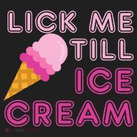 Lick Me Till Ice Cream Funny saying Hat thumb 2