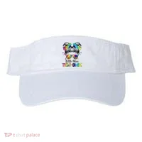 Little Miss Third Grade Messy Bun Back To School Visor thumb 0