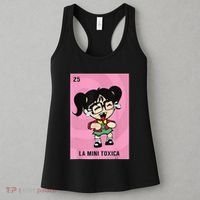 La Mini Toxica Card Mexican Lottery Card Baby Girl Women's Tank Top thumb 3