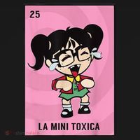 La Mini Toxica Card Mexican Lottery Card Baby Girl Women's Tank Top thumb 5