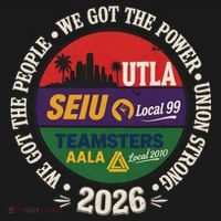 Labor Movement UTLA SEIU AALA We Got The People Coaster thumb 2