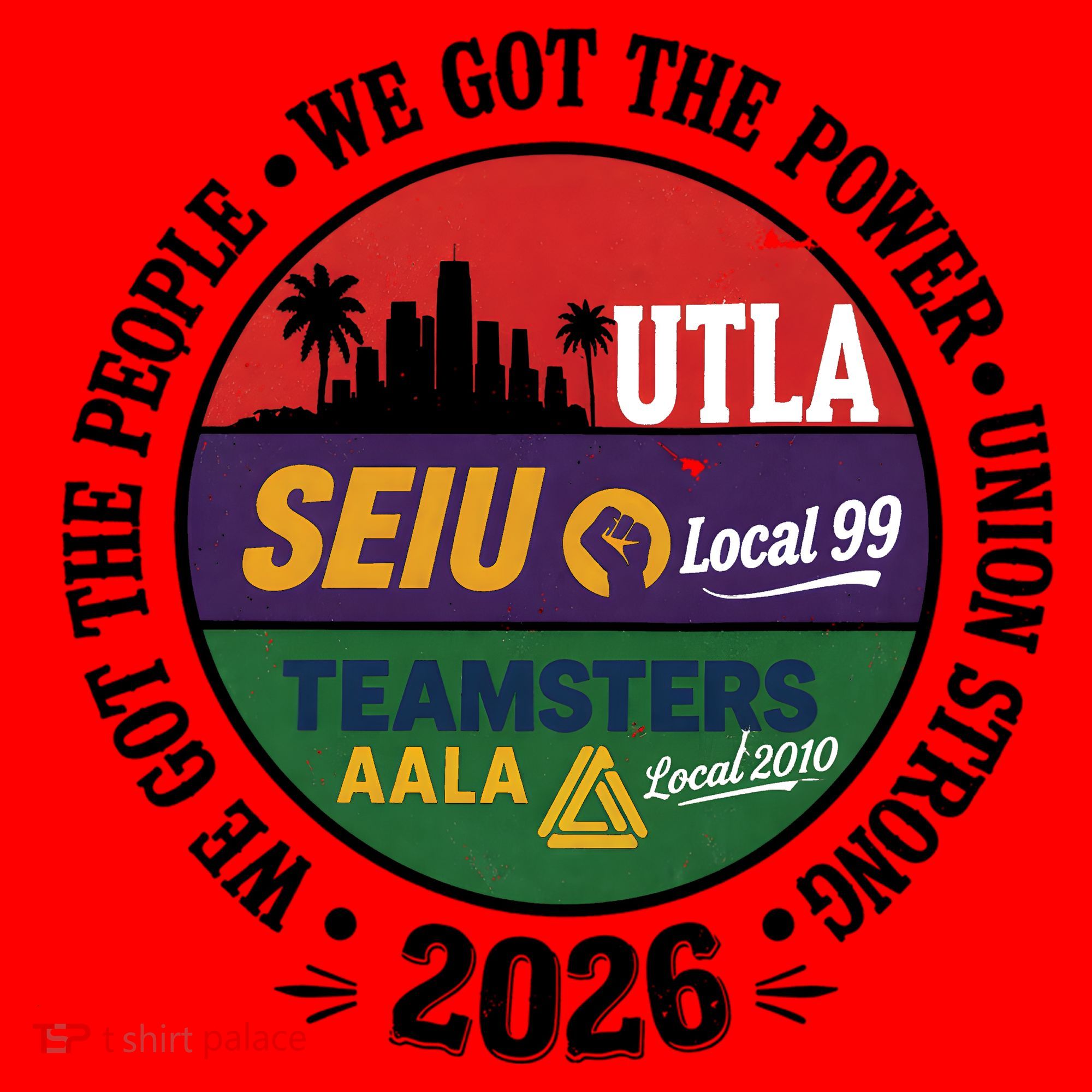 Labor Movement UTLA SEIU AALA We Got The People Santa Hat
