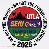 Labor Movement UTLA SEIU AALA We Got The People Beanie thumb 2