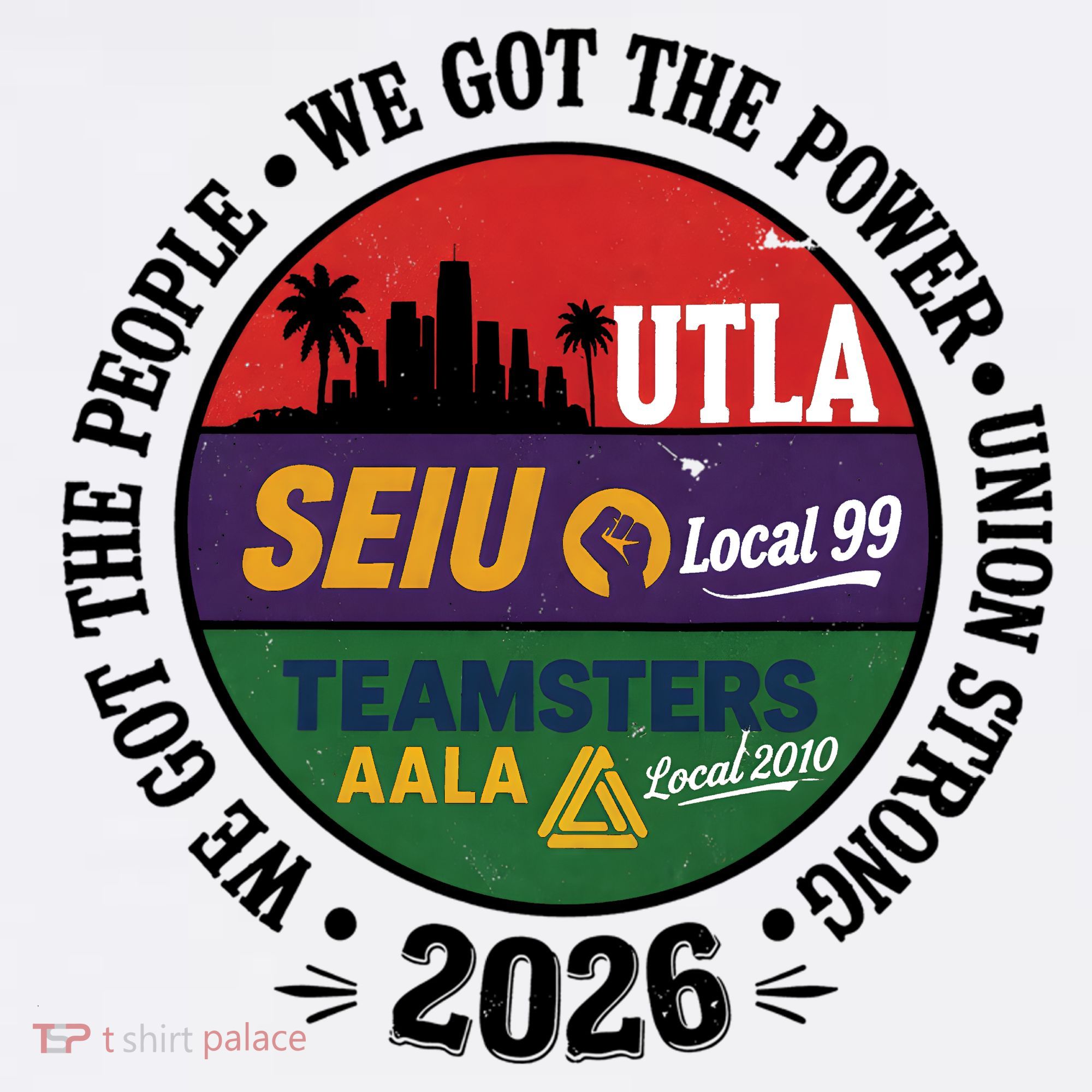 Labor Movement UTLA SEIU AALA We Got The People Women's Hoodie
