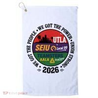 Labor Movement UTLA SEIU AALA We Got The People Golf Towel thumb 0