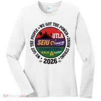 Labor Movement UTLA SEIU AALA We Got The People Women's Long Sleeve Shirt thumb 0