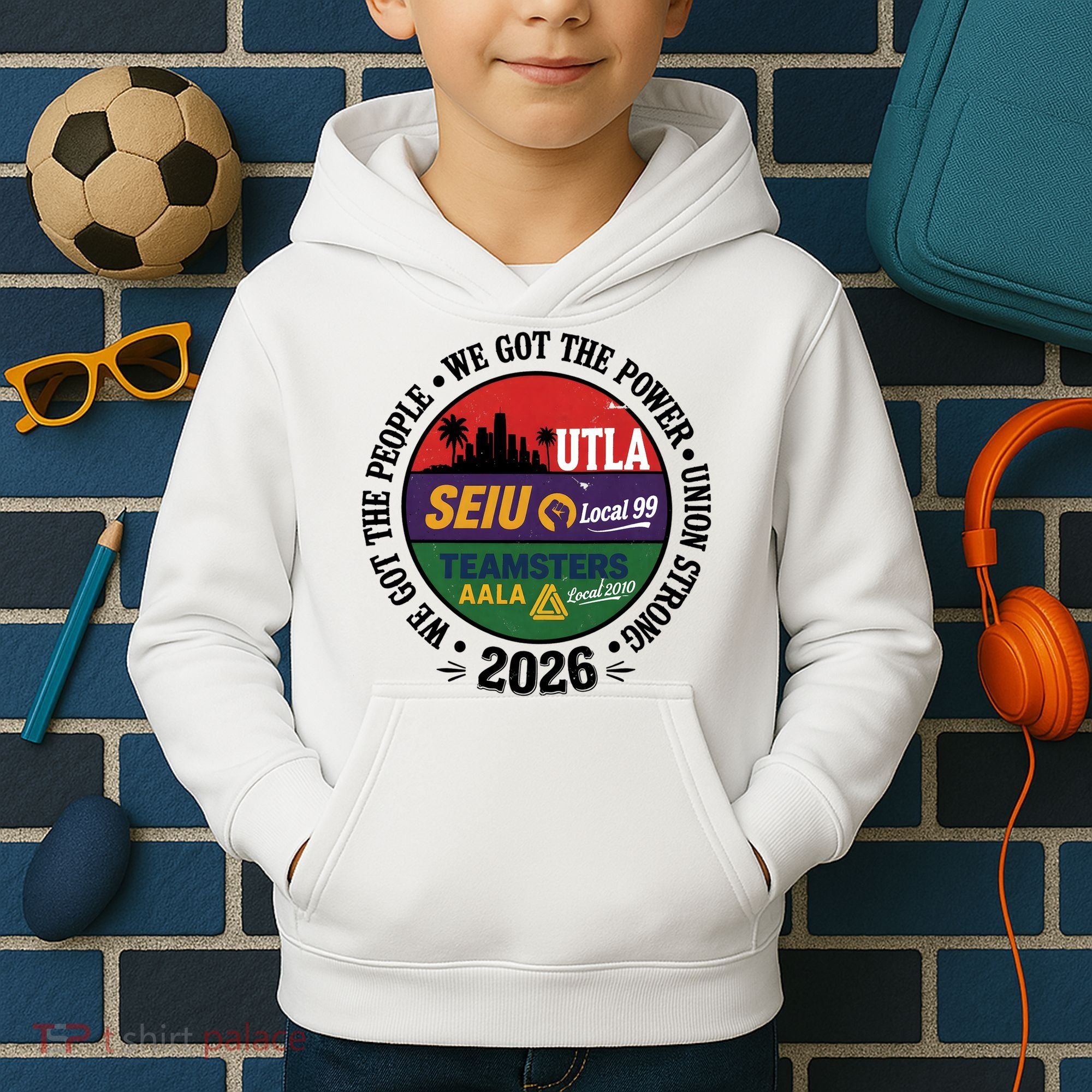Labor Movement UTLA SEIU AALA We Got The People Kids Hoodie