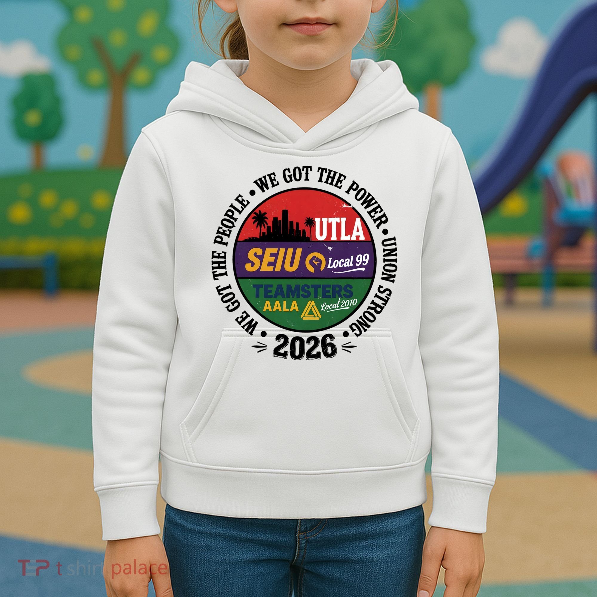Labor Movement UTLA SEIU AALA We Got The People Kids Hoodie