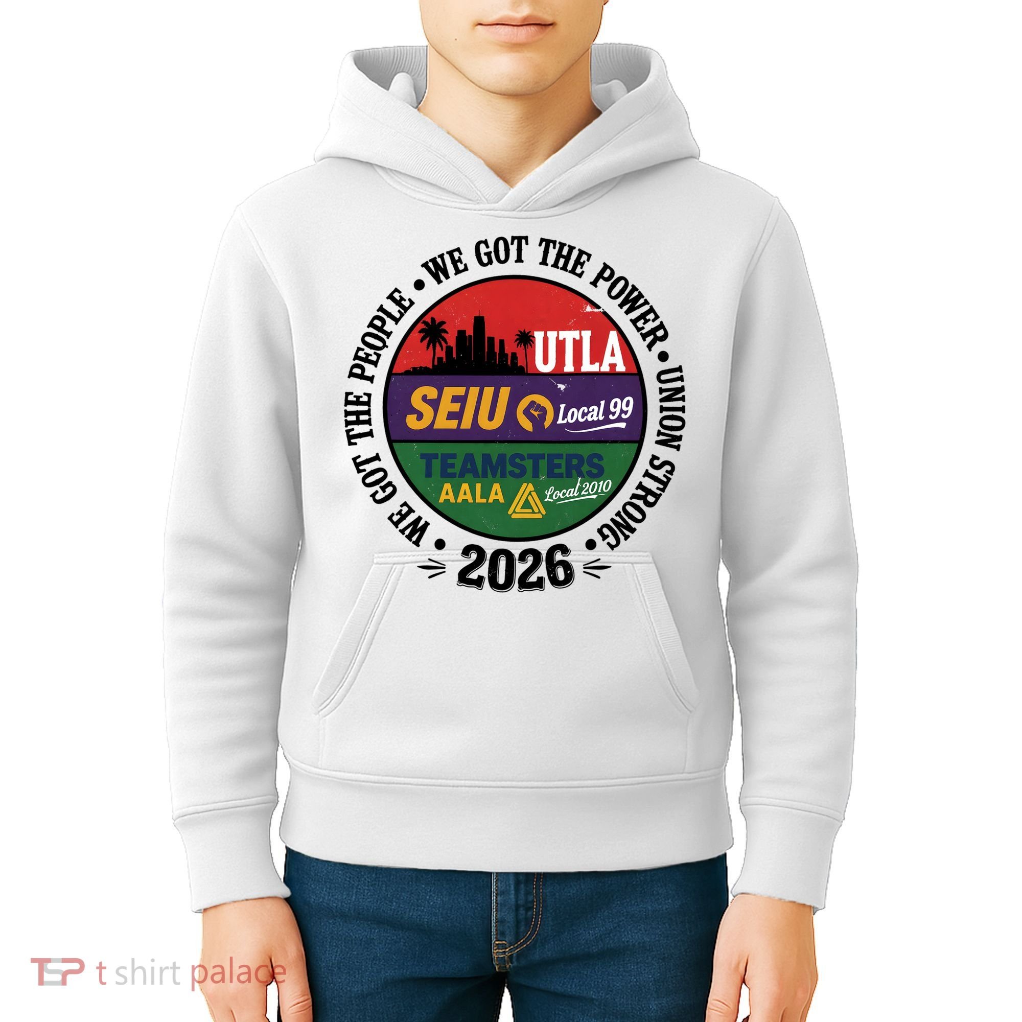 Labor Movement UTLA SEIU AALA We Got The People Kids Hoodie