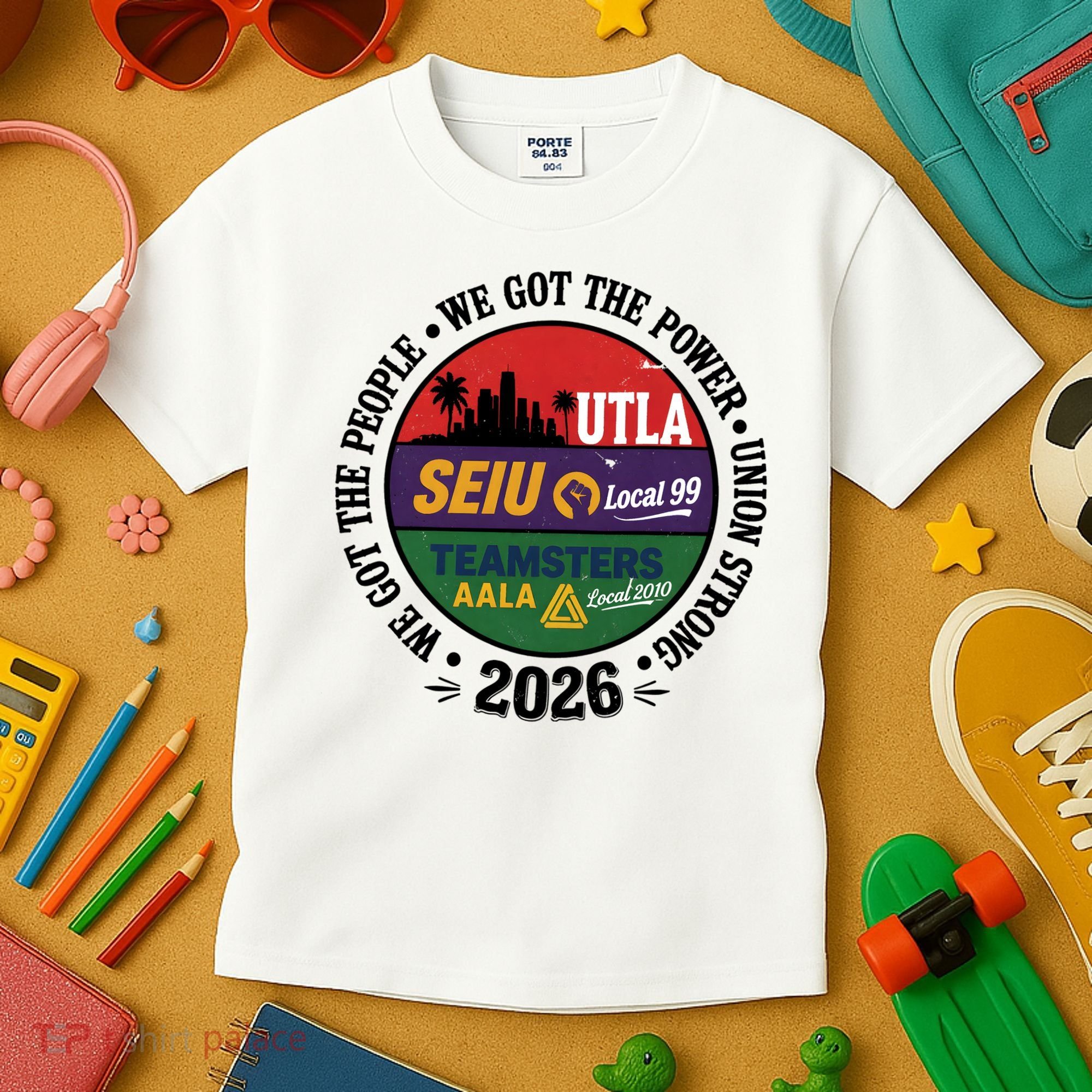Labor Movement UTLA SEIU AALA We Got The People Kids T-Shirt