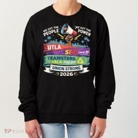 Labor Movement UTLA SEIU AALA Union Strong Protest Women's Sweatshirt thumb 0