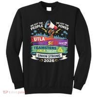 Labor Movement UTLA SEIU AALA Union Strong Protest Sweatshirt thumb 0