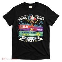 Labor Movement UTLA SEIU AALA Union Strong Protest T-Shirt thumb 0
