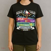 Labor Movement UTLA SEIU AALA Union Strong Protest T-Shirt thumb 4