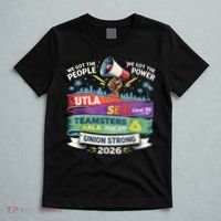 Labor Movement UTLA SEIU AALA Union Strong Protest T-Shirt thumb 5