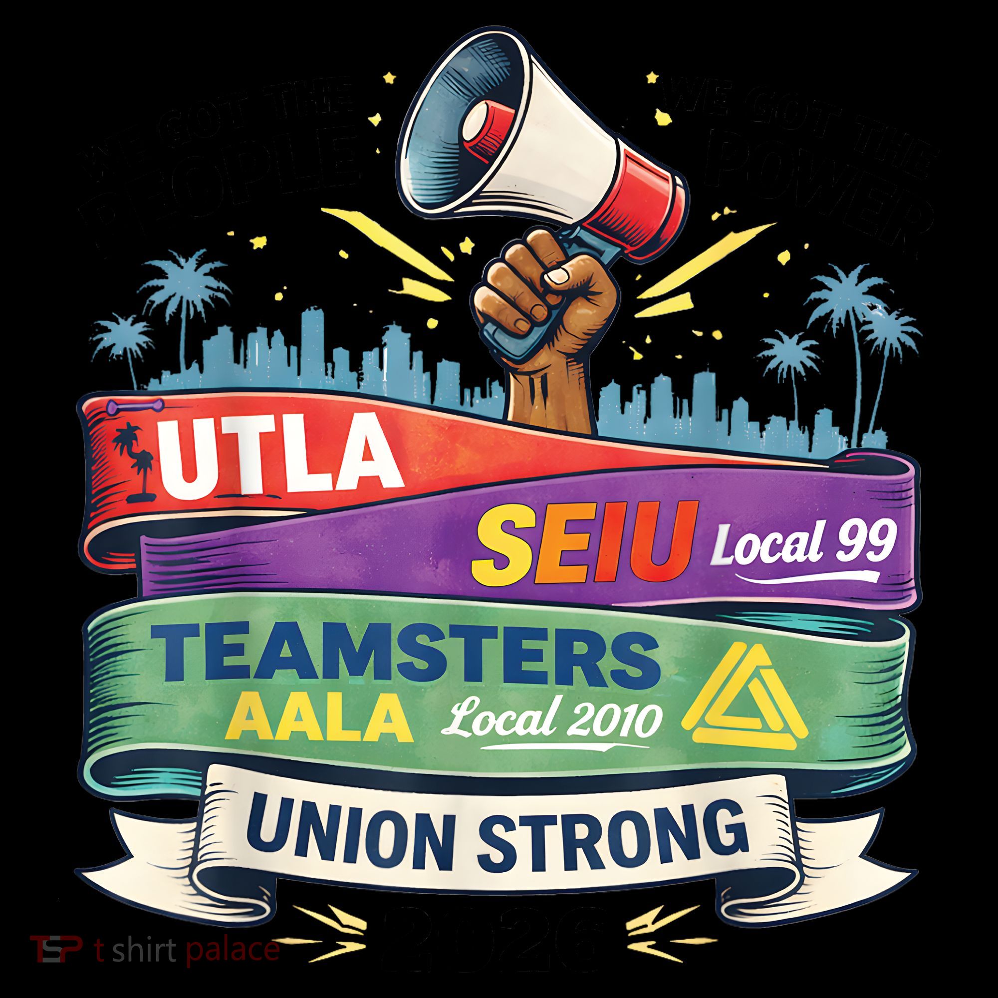 Labor Movement UTLA SEIU AALA Union Strong Protest Coffee Mug