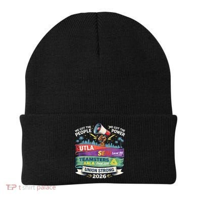 Labor Movement UTLA SEIU AALA Union Strong Protest Beanie