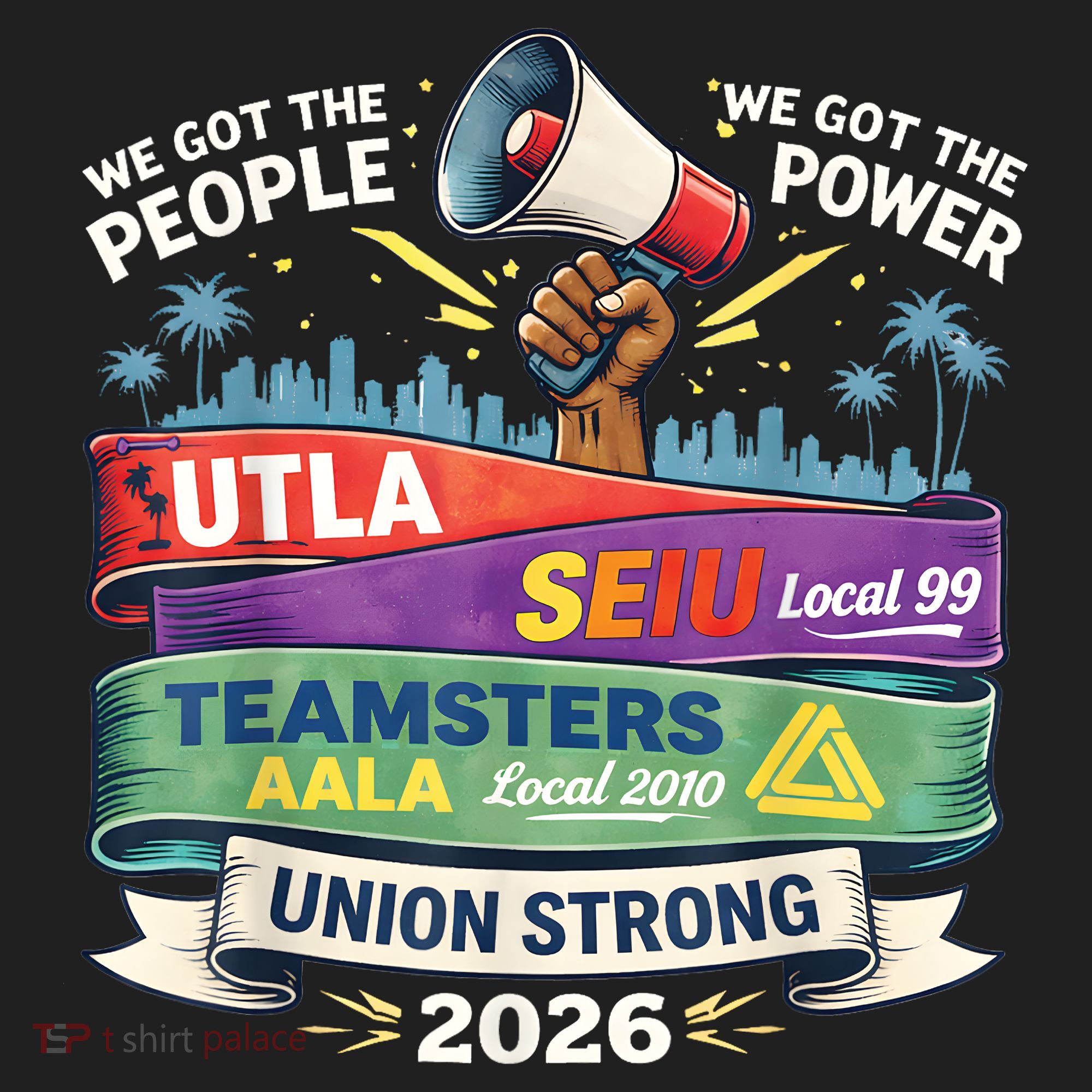 Labor Movement UTLA SEIU AALA Union Strong Protest Beanie