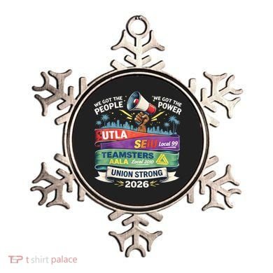 Labor Movement UTLA SEIU AALA Union Strong Protest Ornament