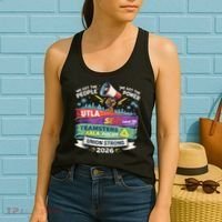 Labor Movement UTLA SEIU AALA Union Strong Protest Women's Tank Top thumb 2